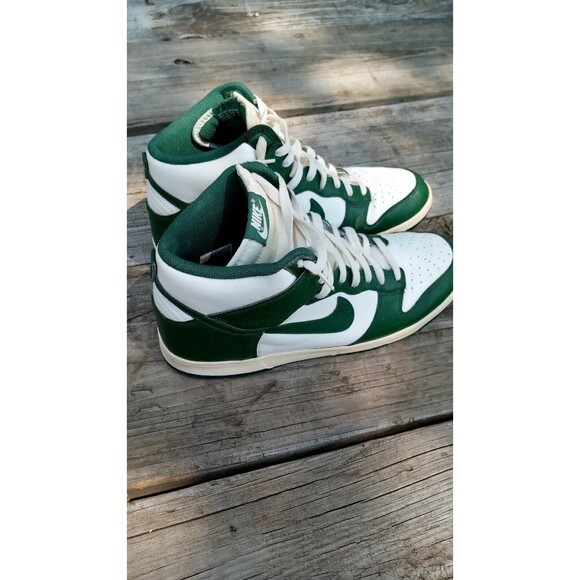 Nike Dunk High 2011 Green 317982-119 Size 13‎ main image 13